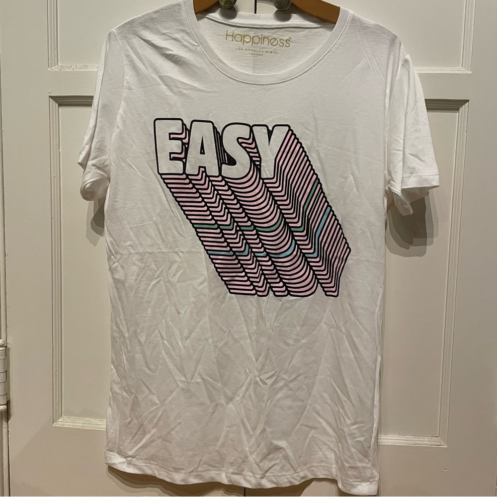 Happiness Los Angeles Rimini 100% cotton tee NWOT, unisex